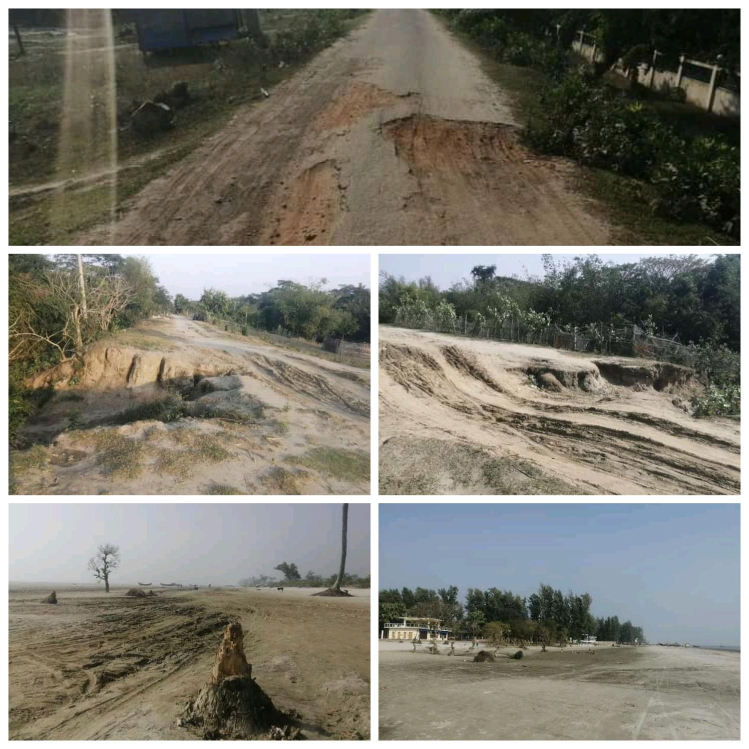 কতযুগ পরে কুয়াকাটা বেড়ীবাঁধ সড়কের সংস্করণ করা হবে? লাগামহীন অনিয়ম নয় কি!