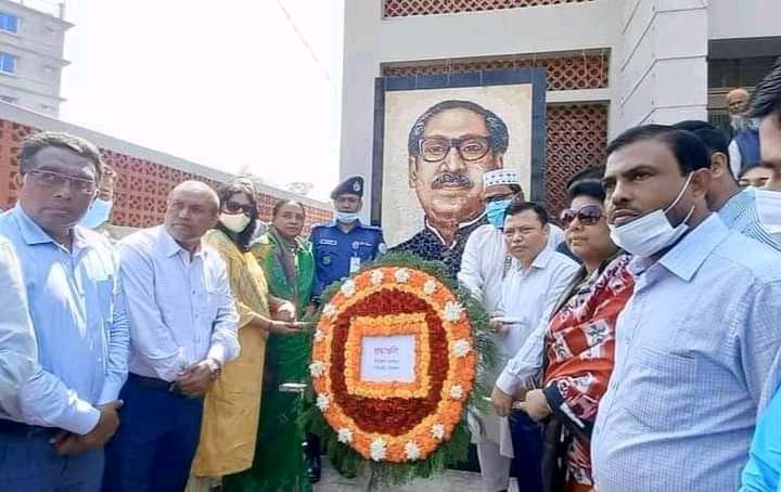 গৌরনদীতে ঐতিহাসিক ৭ই র্মাচ পালন।